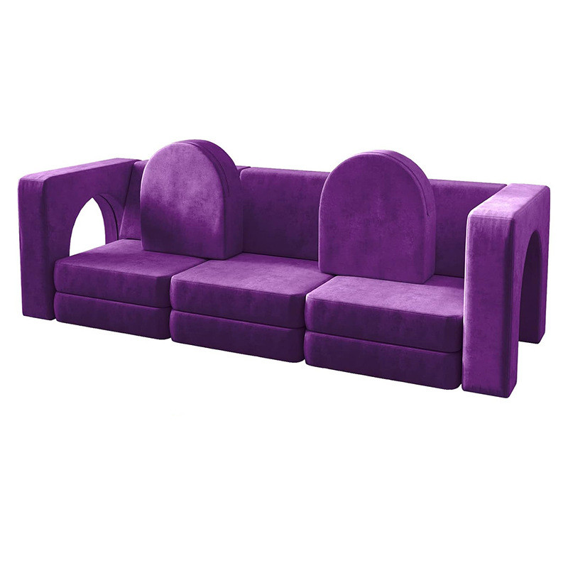 儿童沙发12创意高密度海绵地板沙发件套组合多功能模块化沙发定制