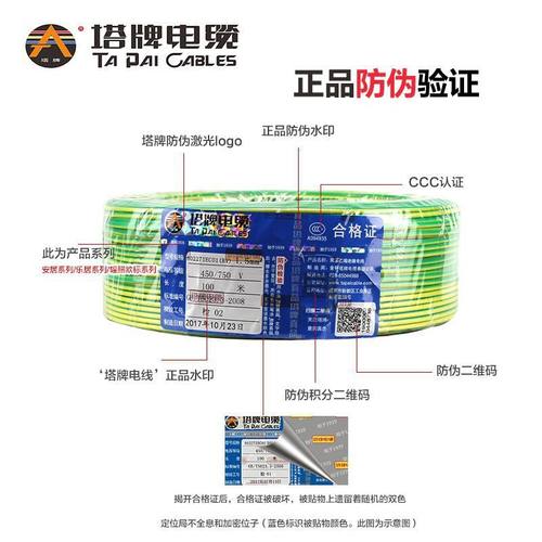 热销塔牌家装铜芯bvr电线多单股硬软芯布1×1.52.546塔牌电线其它