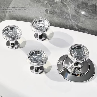 马桶水箱盖按钮按压器家用坐便器马桶盖子掀开关配件冲水按键通用