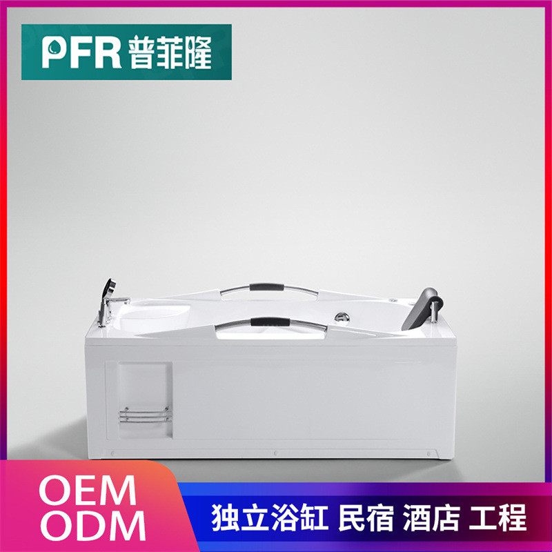 热销热销冲浪按摩一体式无缝浴缸亚克力家用酒店成人1.7米浴盆