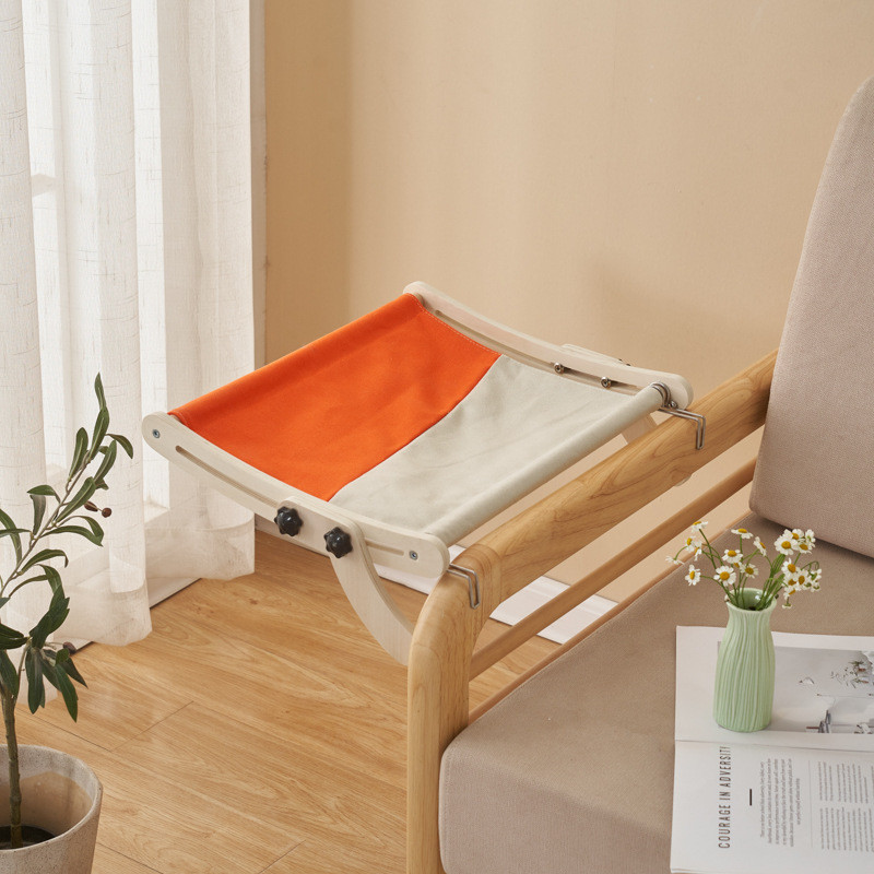 猫床猫挂床阳台窗户猫咪木质猫窝床悬挂挂床边四季通用猫吊床