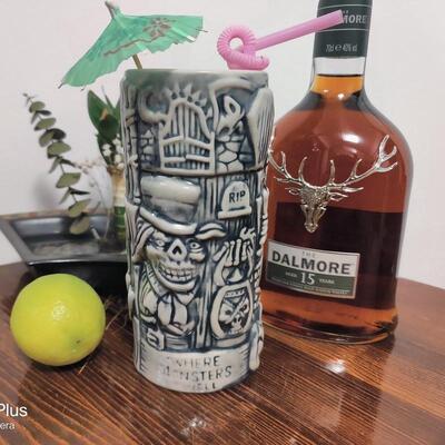 热销酒吧调酒杯提基杯鸡尾酒杯图腾杯tikimug陶瓷杯barware酒吧酒