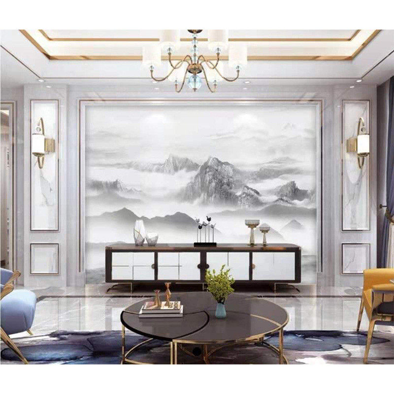 大板家居800x2600客板电视背景墙岩餐厅护墙板卧室石材罗马柱墙砖