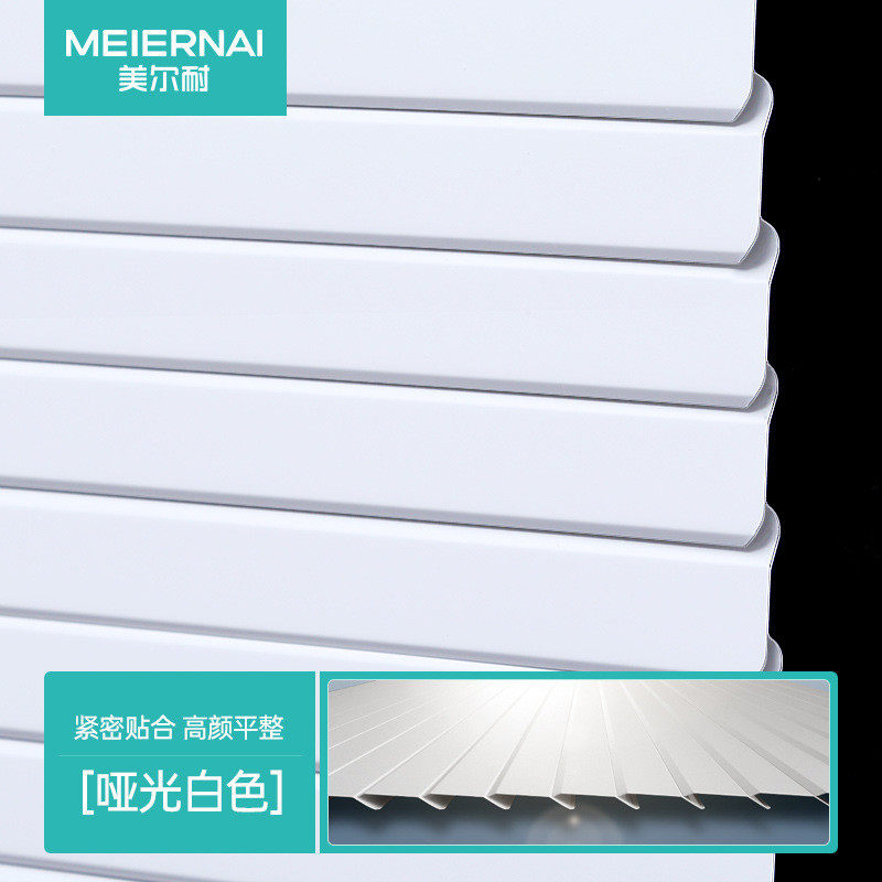 m3no卷l型百叶窗帘铝合金免打孔卫生间厨房浴室厕所遮光批发