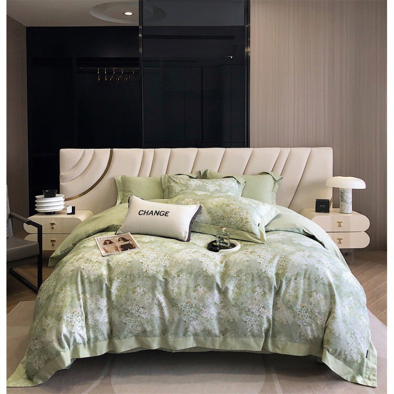 加厚保暖秋冬100支超柔锦绒磨毛四件套被套保暖亲肤全棉床上用品