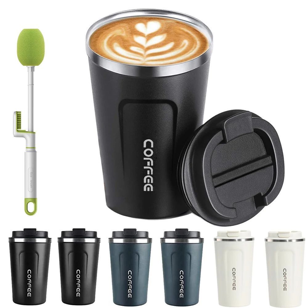12OZ/17OZ Insulated Coffee Travel Mug Double Wall Stainless