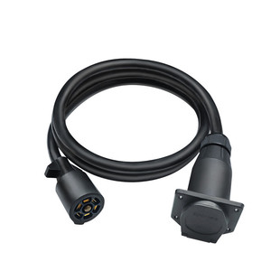 批发连接器美式房车拖车汽车接线欧7芯防水延长插头适配器电源线