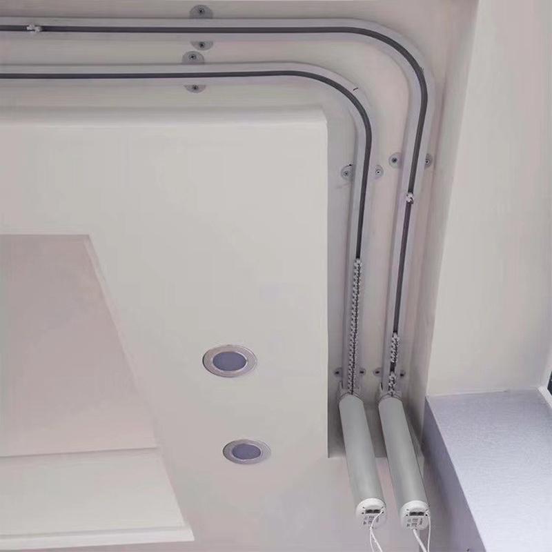 电动开合帘家用开合静音全自动可语音电动智能帘窗帘配件开合帘