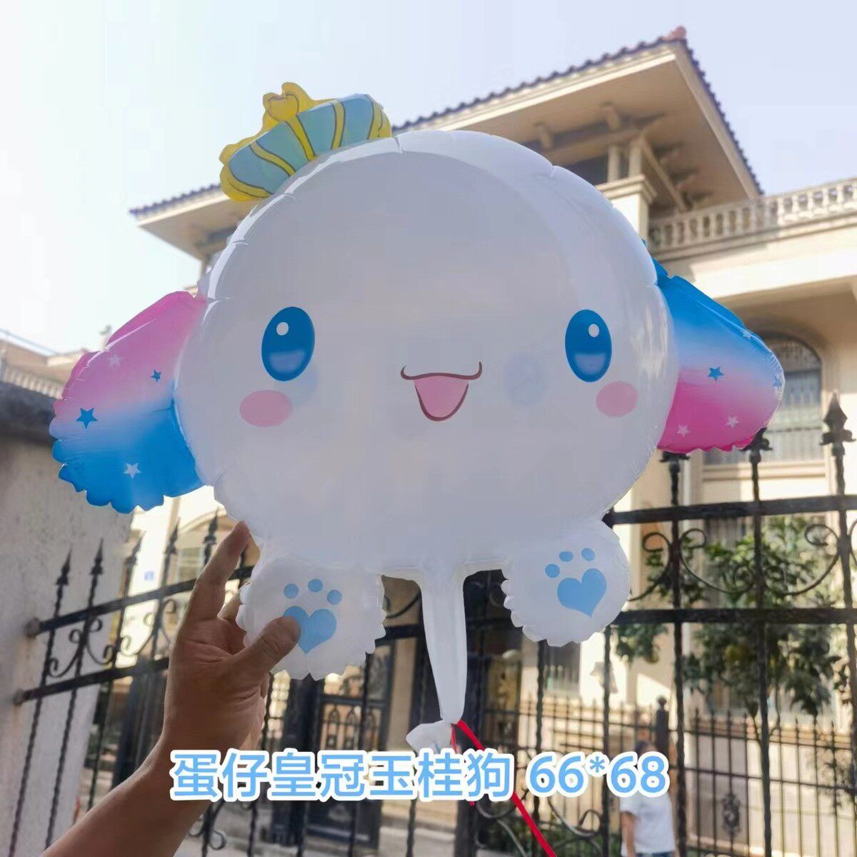 新款蛋蒂系列飘空气球会飞的库洛米美乐仔卡通气球适合摆地摊夜市