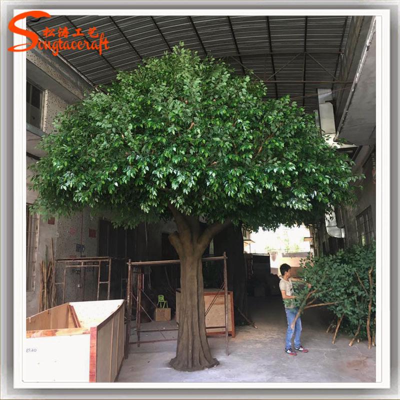 热销制作户外仿真榕树大型过程大榕树酒店人造仿真榕树假榕树直销