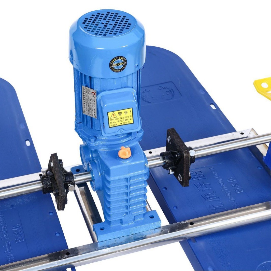 水车式增氧机养殖蟹水车虾塘鱼塘增氧机全铜芯线增氧泵池塘式增氧