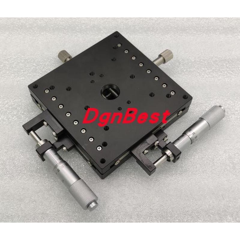 XY轴超薄精密手动位移滑台LY100-LB，LY100-CB，LY100-RB厂家直销