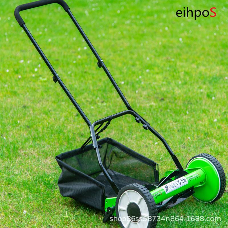 厂家现货供应无动力手推式割草机滚刀12寸t型款园林园艺草坪修剪