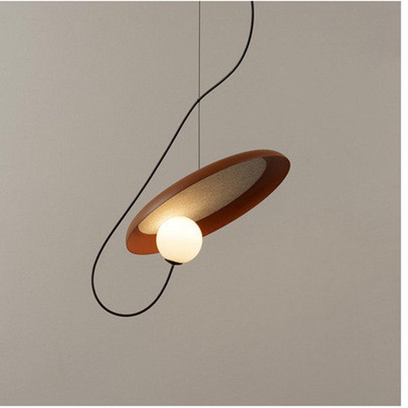 北欧现代简约时尚餐厅磁吸卧室个性创意吊灯样板间设计师吧台灯具