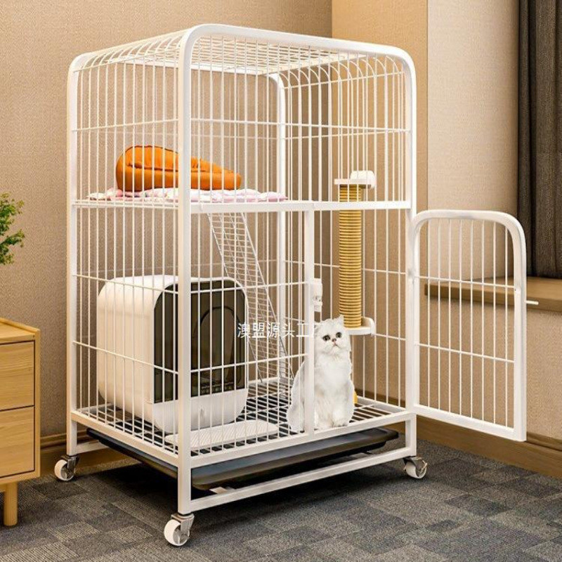 猫笼子家用不占地猫砂盆一体自由空间猫咪宠物厕所猫窝猫别墅