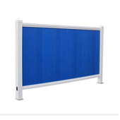 隔离围挡市政工程围挡临时安全防撞围挡pvc栅栏安全防护交通厂家