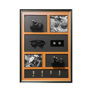 轻奢马术装置画欧式立体3d实物画美式瓷盘挂画球杆高档大气装饰画