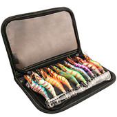 夜光木虾假饵10条一包装 3.5 木鱼饵虾鱿鱼饵 3.0 2.5