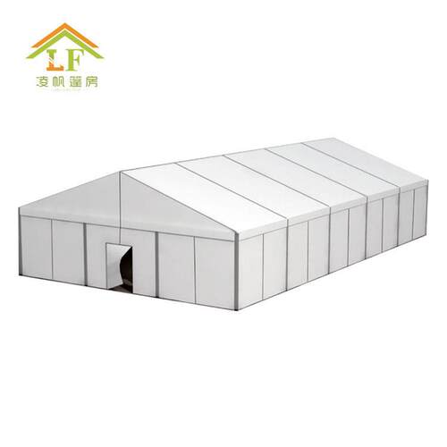 广州篷房厂家装配式户外出售铝合金仓储篷房人字形工业厂房tent