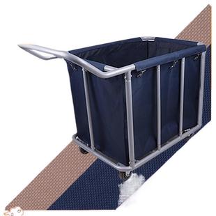 2025年布草车酒店客房工作车保洁手推车清洁布袋洗衣房干洗店宾馆