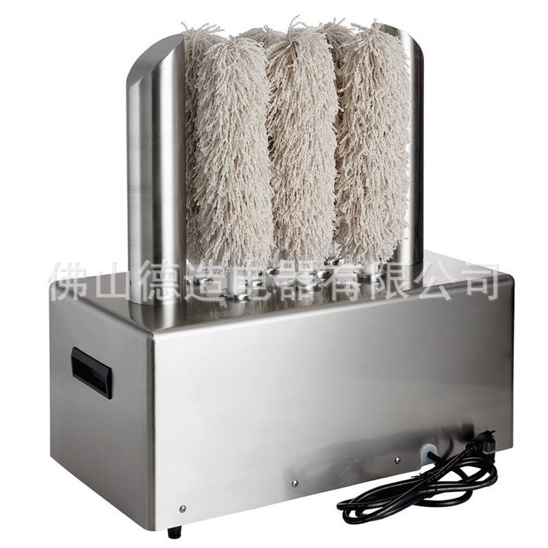 德造电动擦杯机商用设备玻璃杯红酒杯高脚杯抛光洗杯机清洁酒吧