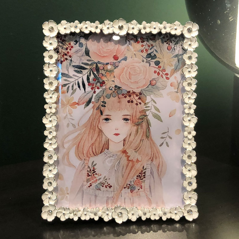 日式小清新相框摆台8寸7寸6寸带可爱轻奢像框儿童洗照片