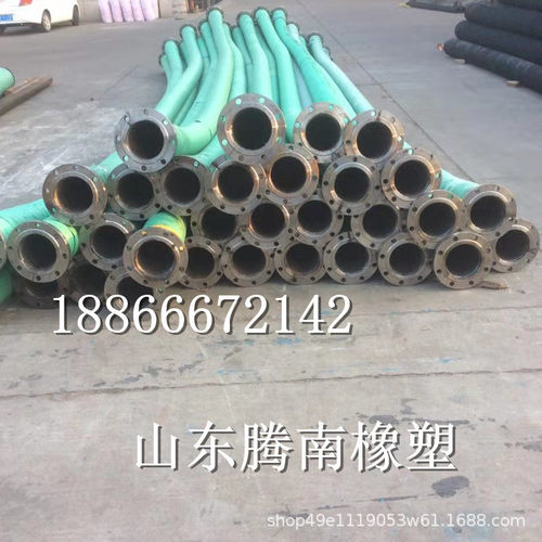 热销生产大口径橡胶钢丝管吸水专用管法兰橡胶钢丝胶管dn100dn150