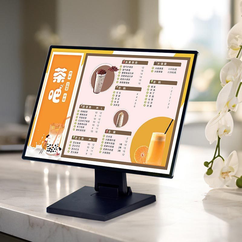 led发光点餐牌奶茶店玻璃价目表发光菜单吧台亚克力立式广告牌