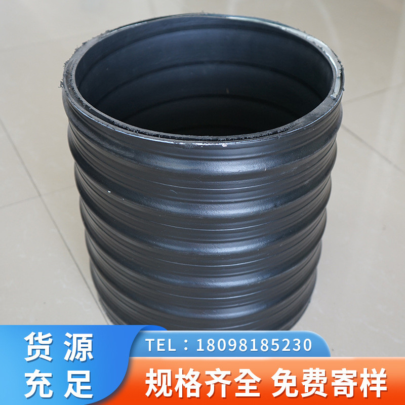 hdpe双平壁塑钢缠绕管双平壁缠绕管hdpe中空壁塑钢缠绕管排水管