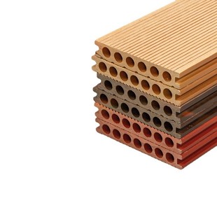 批发户外二代共挤木塑地板仿木木纹花园庭院阳台露台塑木板材