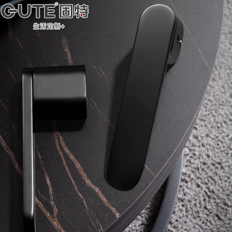 批发极简门锁磁吸生态室内木门锁具现代简约卫生间卧室门把手极窄