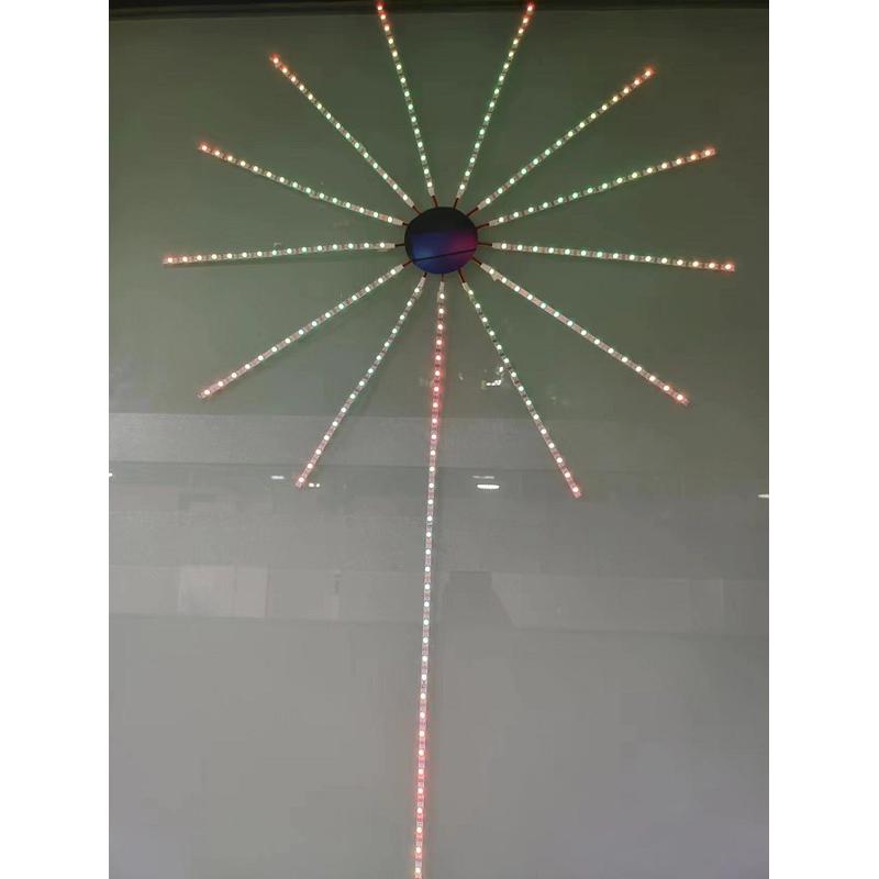 led烟花灯带 造型装饰 室内室外可用 APP音乐模式控制 5V幻彩灯条