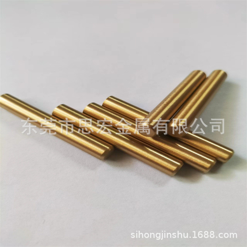 h59黄铜棒c3604铜棒无毛刺实心圆棒h62拉花光滑4/5/6/8/10mm