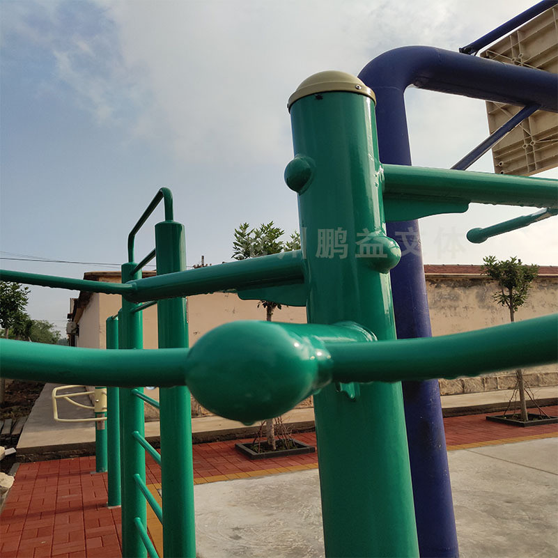 热销三人引体向上路径小区运动器材广场体育新国标公园室外健身器