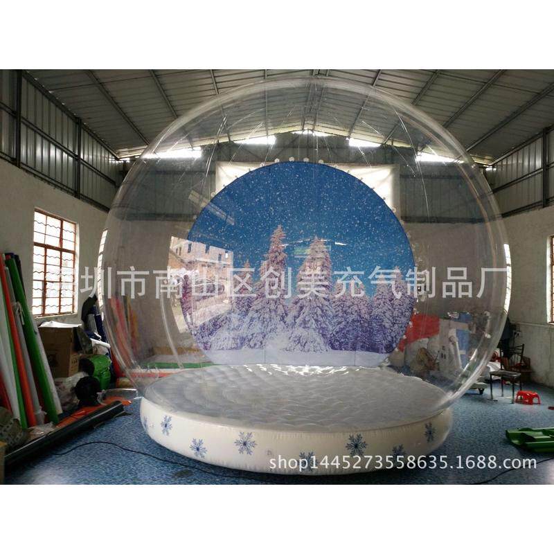 充气泡泡透明球圣诞节屋帐篷圣诞梦幻水晶球活动广告雪花球气模