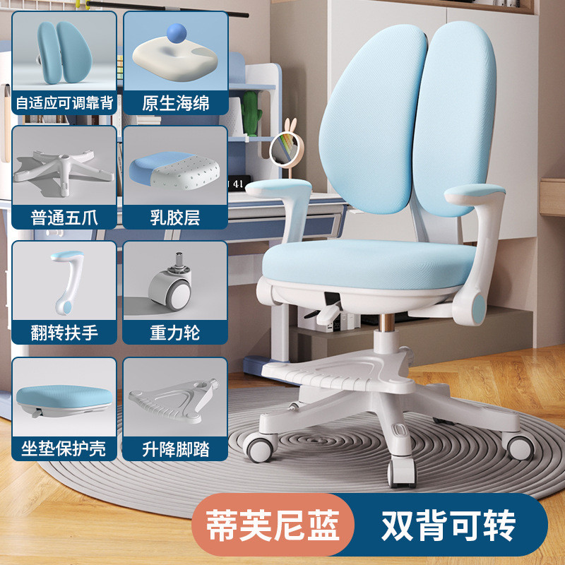 儿童学习椅学生家用小学生书桌椅可升降写字课桌椅套装