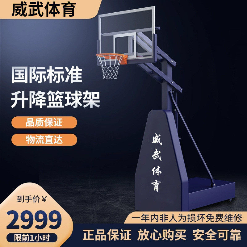 儿童成人户外升降篮球架室内家用训练篮球架可移动休闲篮球架