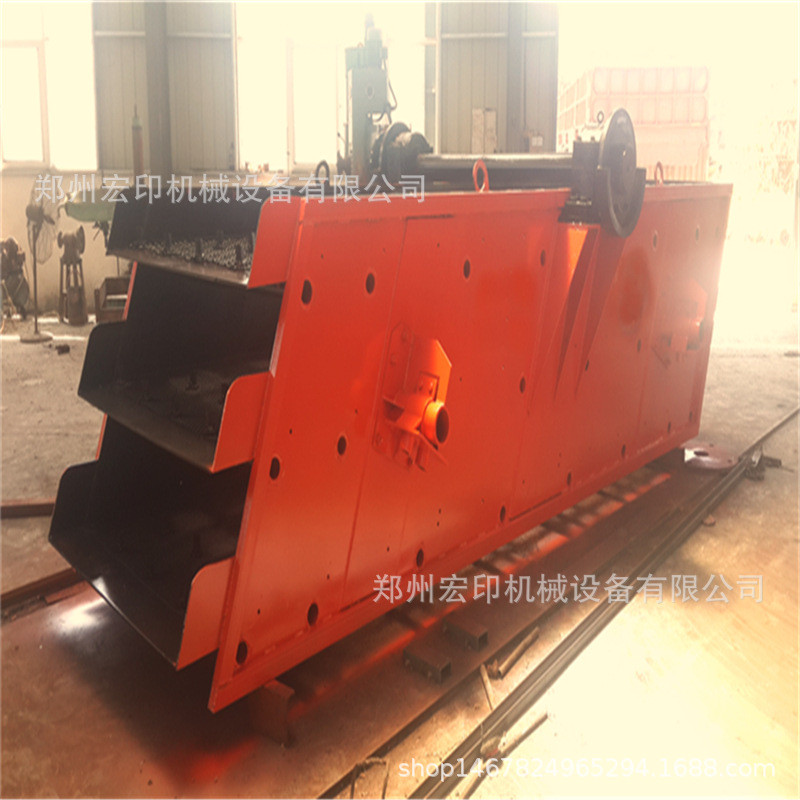 热销石料设备大型圆振动筛选机选矿筛分振动筛多功能振动筛沙机