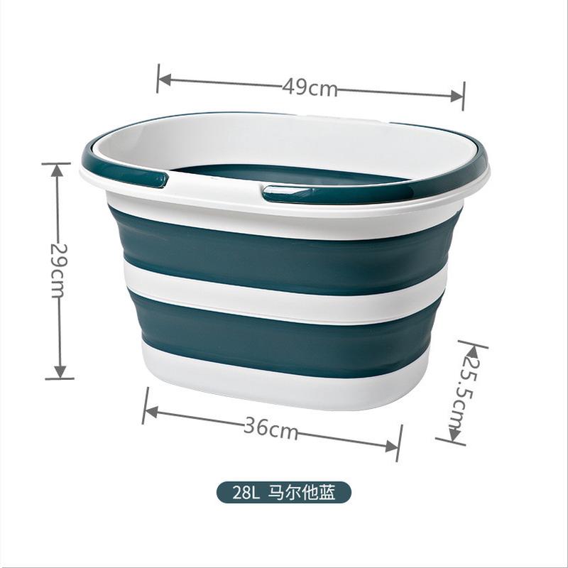 7l8k28l折叠便携式伸缩水桶旅行户外洗车家用脸盆学生塑料大号储