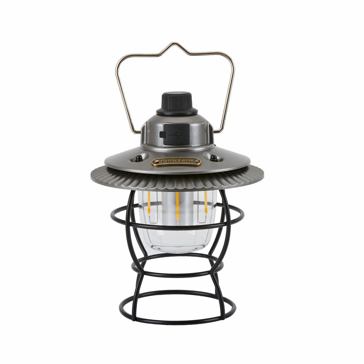 闪电户外样复古马灯拿复古野营灯帐篷灯多功能复古露营灯手提