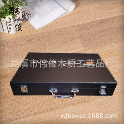 厂家生产PU皮质石英石样品盒石材样品展示盒人造大理石样品盒