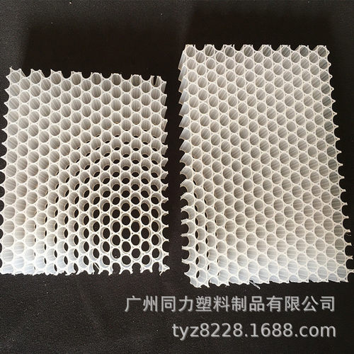广州直供密度轻强度高价格低pp塑料蜂窝塑料pp板活性炭蜂窝芯