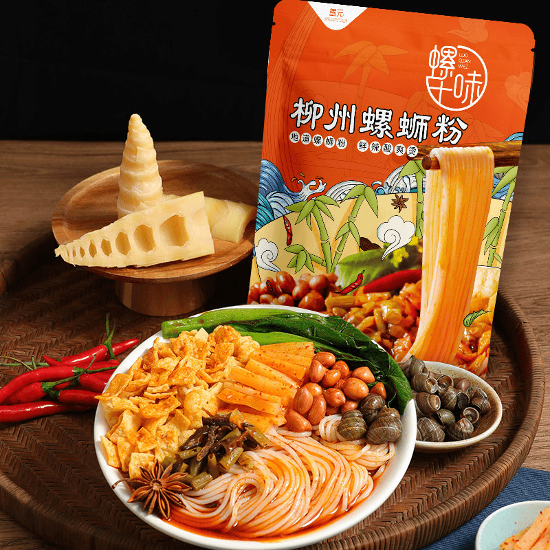新日期螺千味螺蛳粉305g广西柳州螺蛳粉袋装螺狮粉方便速食