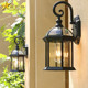 别墅户外壁灯美式 复古大门口柱子庭院外墙室外阳台防水围墙露台灯