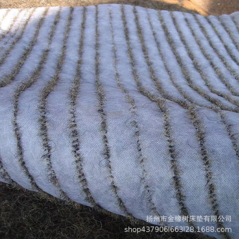 马薄床垫1米8床褥子针刺马毛喷胶棉花尾毛垫透气防螨马鬃纤维卷材