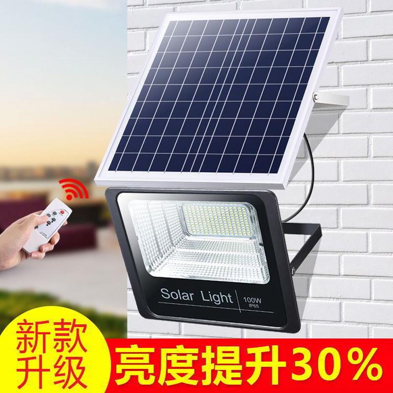 led太阳能大功率光户外庭院灯投户外防水家用室内新农村照明路灯