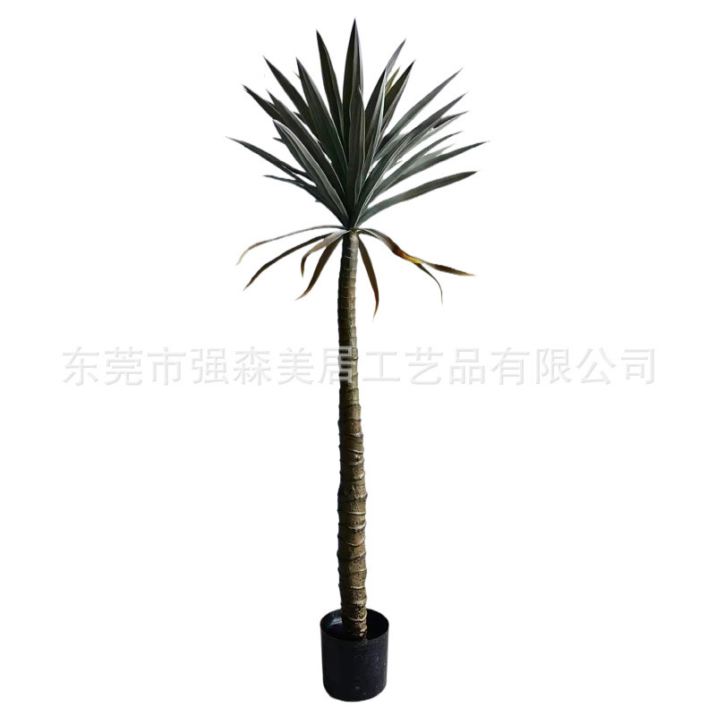 仿真荷兰铁龙舌兰盆栽造景绿植室内家居落地盆景装饰摆放软装设计