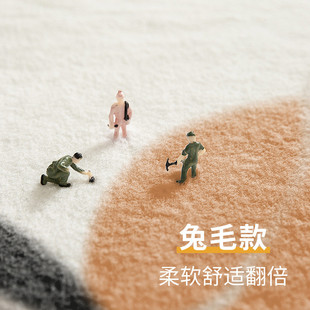可裁剪大面积客厅地垫免洗防滑家用垫子轻奢沙发可擦洗地毯