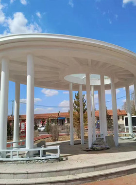 不锈钢大型雕塑长廊景观校园广场公园金属廊架不锈钢廊架雕塑