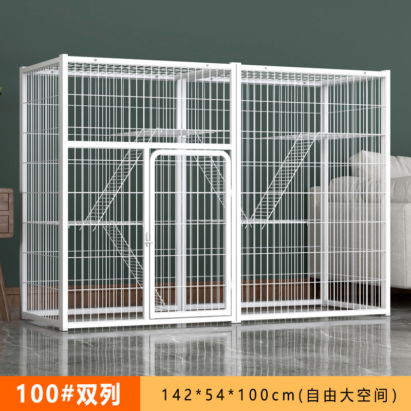 diy猫咪猫窝超大自由拼接多空间猫笼豪华双层三层猫别墅别墅猫窝